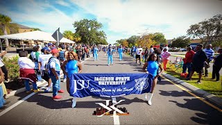 Jackson State University "Sonic Boom of the South" Marching in the 2023 Gulf Coast Challenge Parade