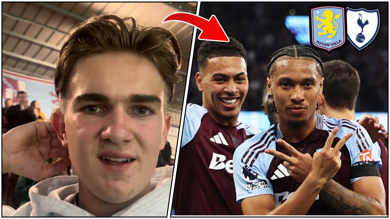 Tottenham Pyros PYROS & CARNAGE, EMI CRIES & VILLA BEAT SPURS! In Aston Villa vs ...