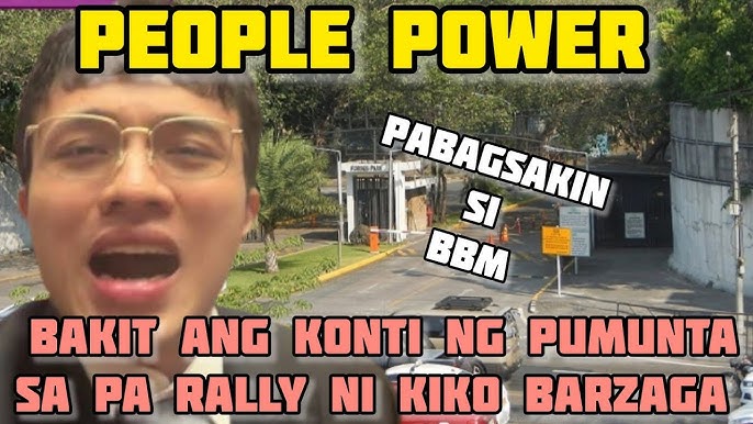 KIKO BARZAGA PAHIYA- RALLY PARA PABAGSAKIN SI PBBM NILANGAW