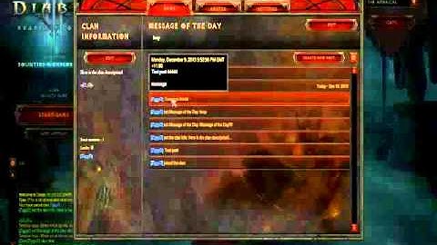 Diablo III: Reaper of Souls New Clan Features Overview