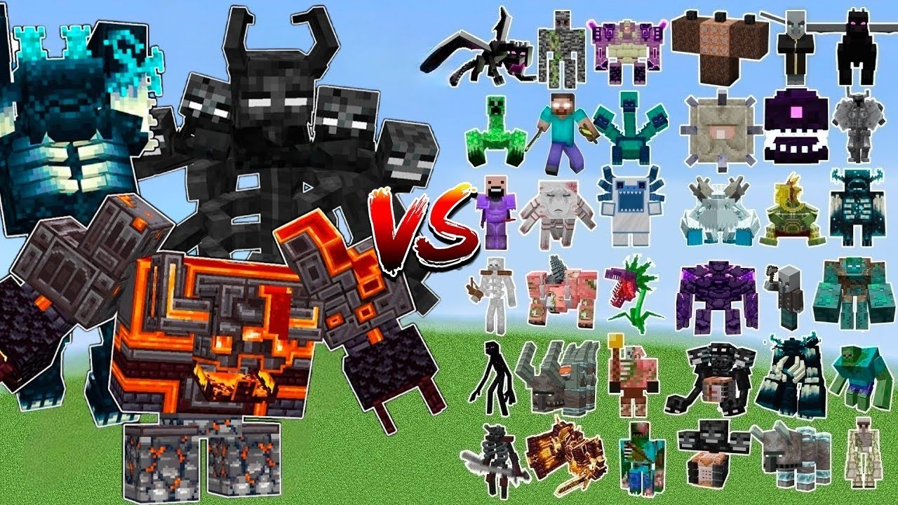 THE STRONGEST MOBS vs All Minecraft Bosses - Minecraft Mob Battle - YouTube