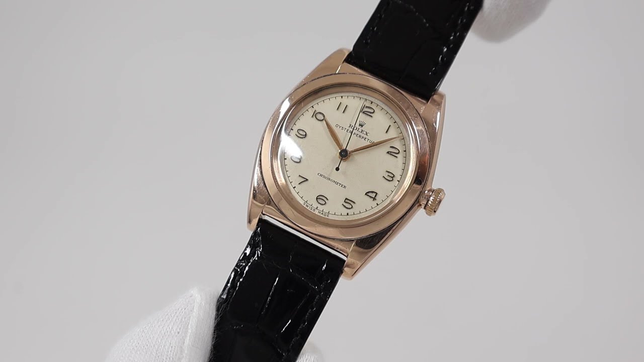 ROLEX ロレックス バブルバック 14KPG Ref.3131 1946年製【スイート 