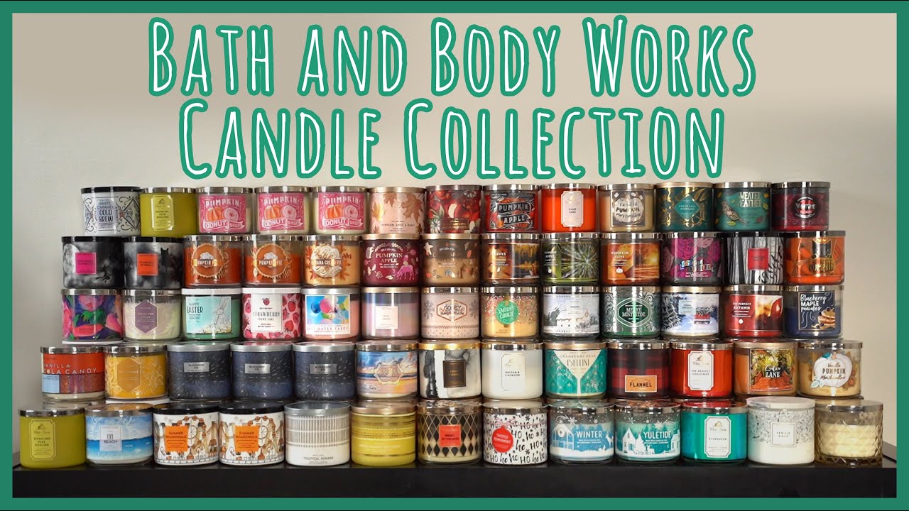 Коллекция свечей Bath and Body Works