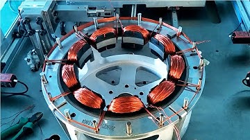 Automatic stator winding machine for BLDC motor manufacturing