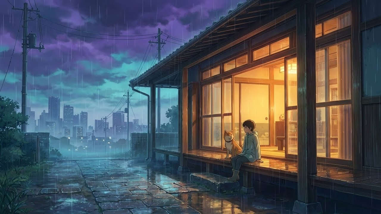 Alone in Tokyo Rain 🌧️ Deep Focus Piano Lofi