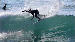 Pro Surfers ripping in Pismo Beach - Raw Clips