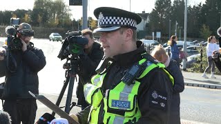 Police says 'nothing to suggest' a terrorist incident in Huntingdon train stabbing | AFP