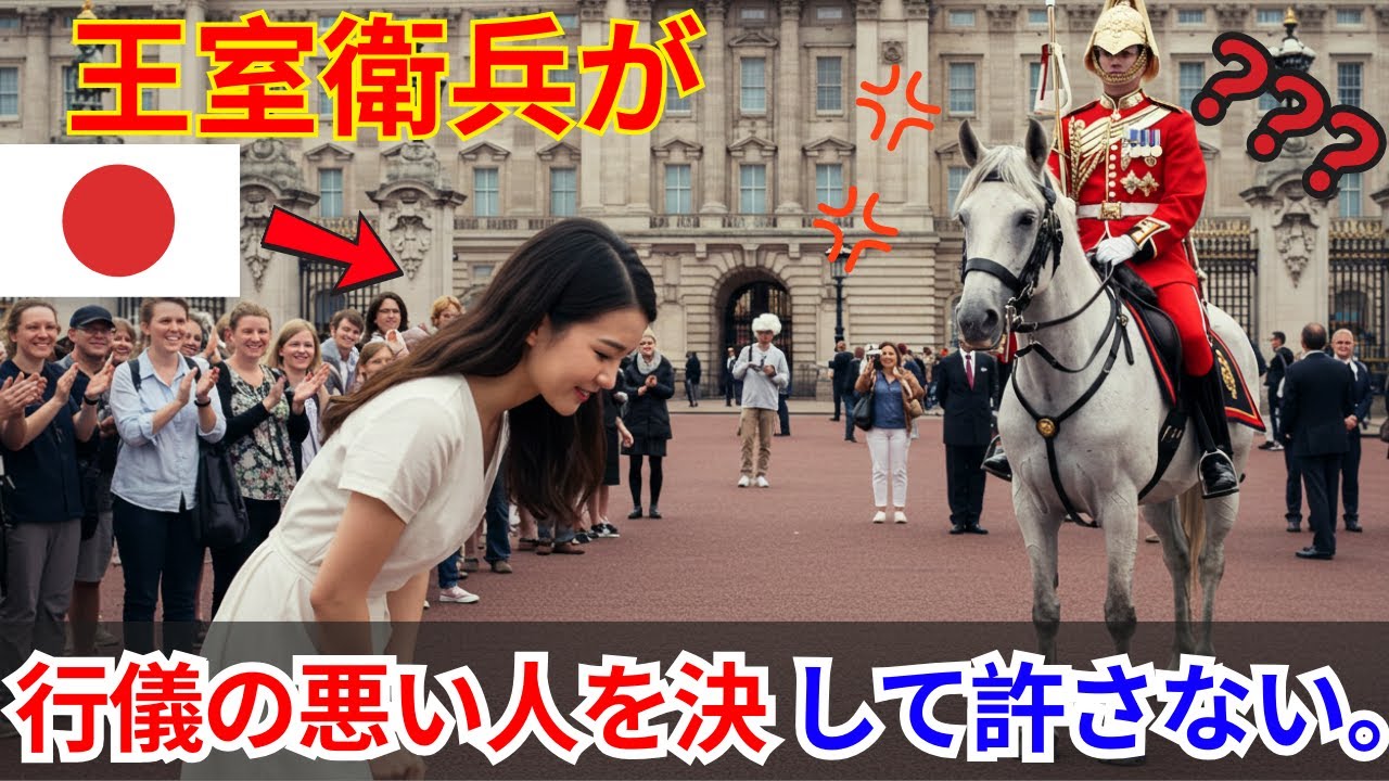 【海外の反応】無礼者には決して見せない近衛兵の“奇跡の笑顔”。なぜ、一人の日本人にだけ向けられたのか？その裏には、涙の感動する話が隠されていた！