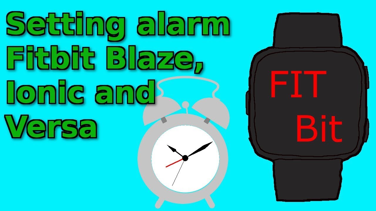 fitbit blaze alarm