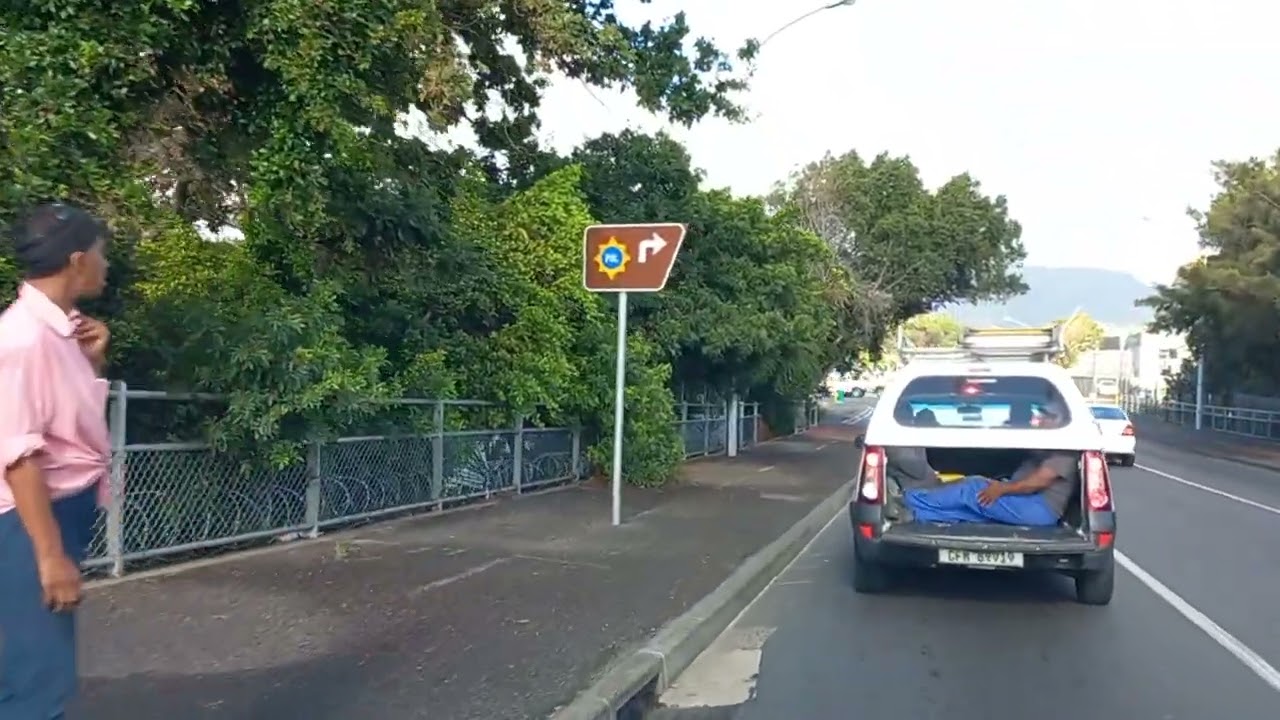 Diep River a suburb in the South Peninsula on a February day in Cape Town