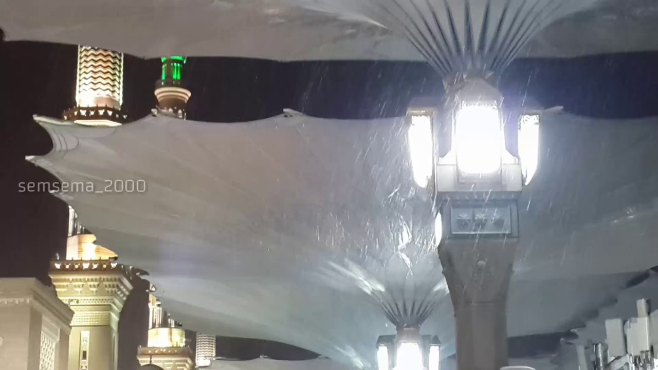 أمطار المدينة المنورة يوم الخميس 1441 3 17 Youtube