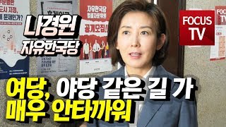 자유한국당 나경원 백브리핑, 