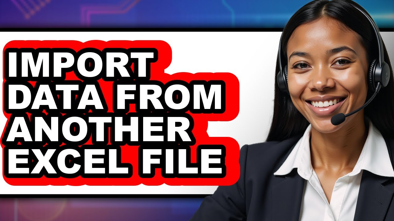 How to Import Data from Another Excel File - Full Guide - YouTube