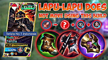 LAPU - LAPU DOES NOT MOVE !! USING THIS BEST BUILD TERIZLA 2023 🔥🔥