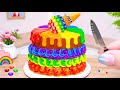 Creamy Rainbow Cake Recipe 😲🌈 Best Yummy Miniature Rainbow Cake Decorating Ideas 🍉 The Cake Corner Mp3 Song
