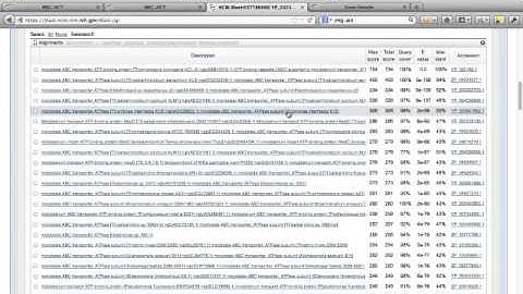 Sequence Based Similarity Module BLAST from IMG-ACT