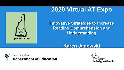 #NHAT20 Virtual AT Expo: Innovative Strategies for Reading Comprehension