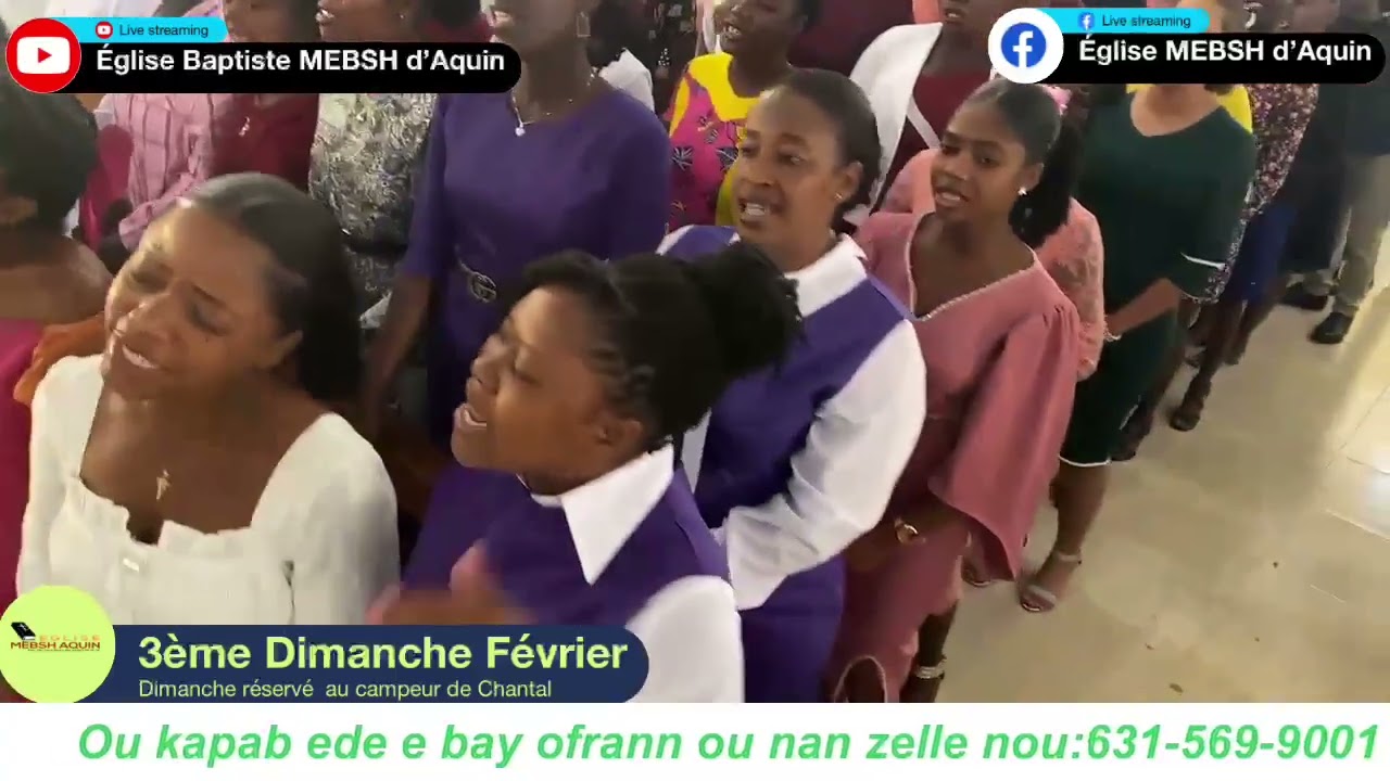 Il est Seigneur, performance Chorale des jeunes de la région de Chantal 