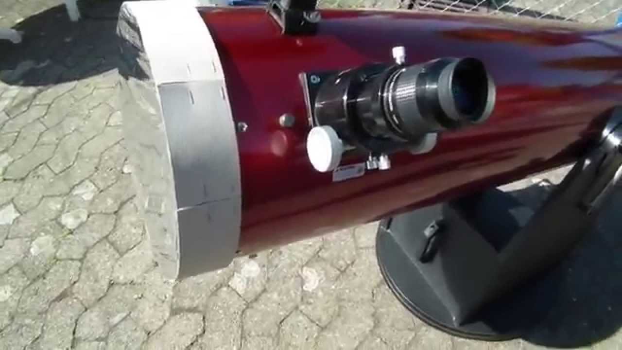 Wie richtet man ein Teleskop ganz einfach auf die Sonne aus - YouTube