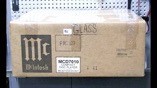 McIntosh MCD7010 CD Player Unboxing & Evaluation @retroelectrotech