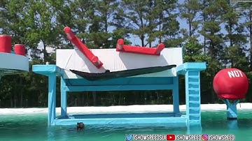 Speed and KSI competes in a wipeout challange 😂