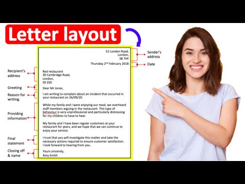 FORMAL LETTER STRUCTURE 📝| How to write a letter correctly