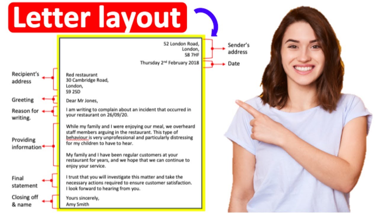 FORMAL LETTER STRUCTURE 📝 How to write a letter correctly