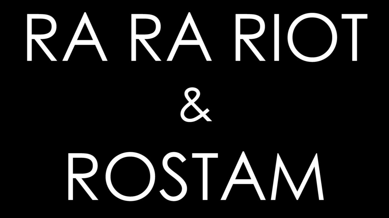 Ra Ra Riot  Rostam    Water Official Lyric Video