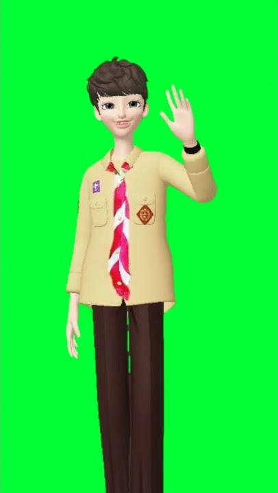 Halo kawan #greenscreen #animasipramuka