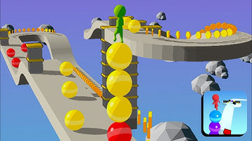 Stack Rider - All Levels Gameplay Android,ios 23-24 #Shorts
