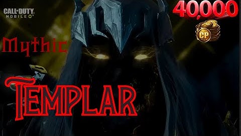 Mythic Templar drop CODM! New Knights Crusade FULL DRAW maxing out TPP BR gameplay cod mobile