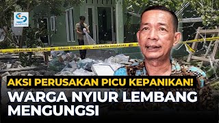 Pasca-Perusakan Rumah Tersangka R, Warga Nyiur Lembang Resah, Sejumlah Warga Mengungsi