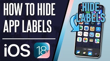 How to Hide App Labels on iPhone (iOS 18)