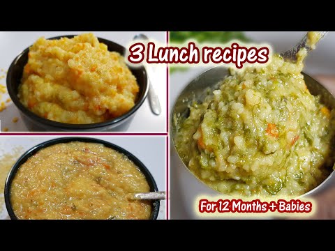 4 Easy Dinner Recipes for Toddlers/Kids. Dal Khichdi Recipe, Daliya Khichdi, Barley Moong Khichdi, O. 