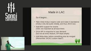 Sonoj 2019:  Past, Present and Future of the JACK Audio Connection Kit