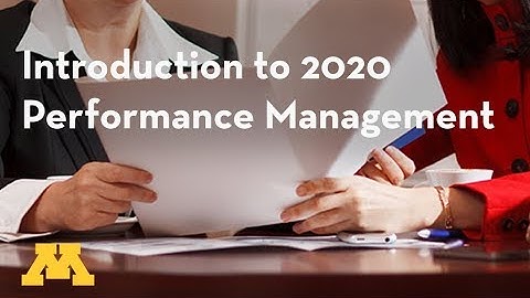 Introduction to 2020 Performance Management Webinar