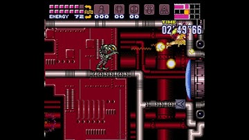 Super Metroid [SNES] 〜 Zebes escape with 2:01 remaining