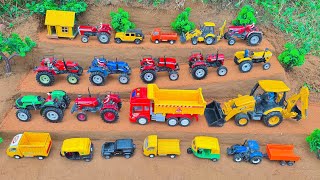 Mini tractor trolley parking videos | tractor jcb video | jcb video | jcb cartoon 