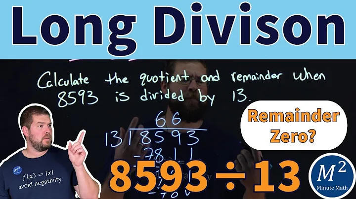 Long Division with Remainders: Solving 8593 ÷ 13!