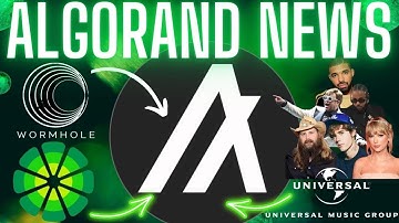 ALGORAND MASSIVE NEWS! LIMEWIRE PARTNERS WITH UNIVERSAL MUSIC GROUP! WORMHOLE LAUNCHES ON ALGORAND!!