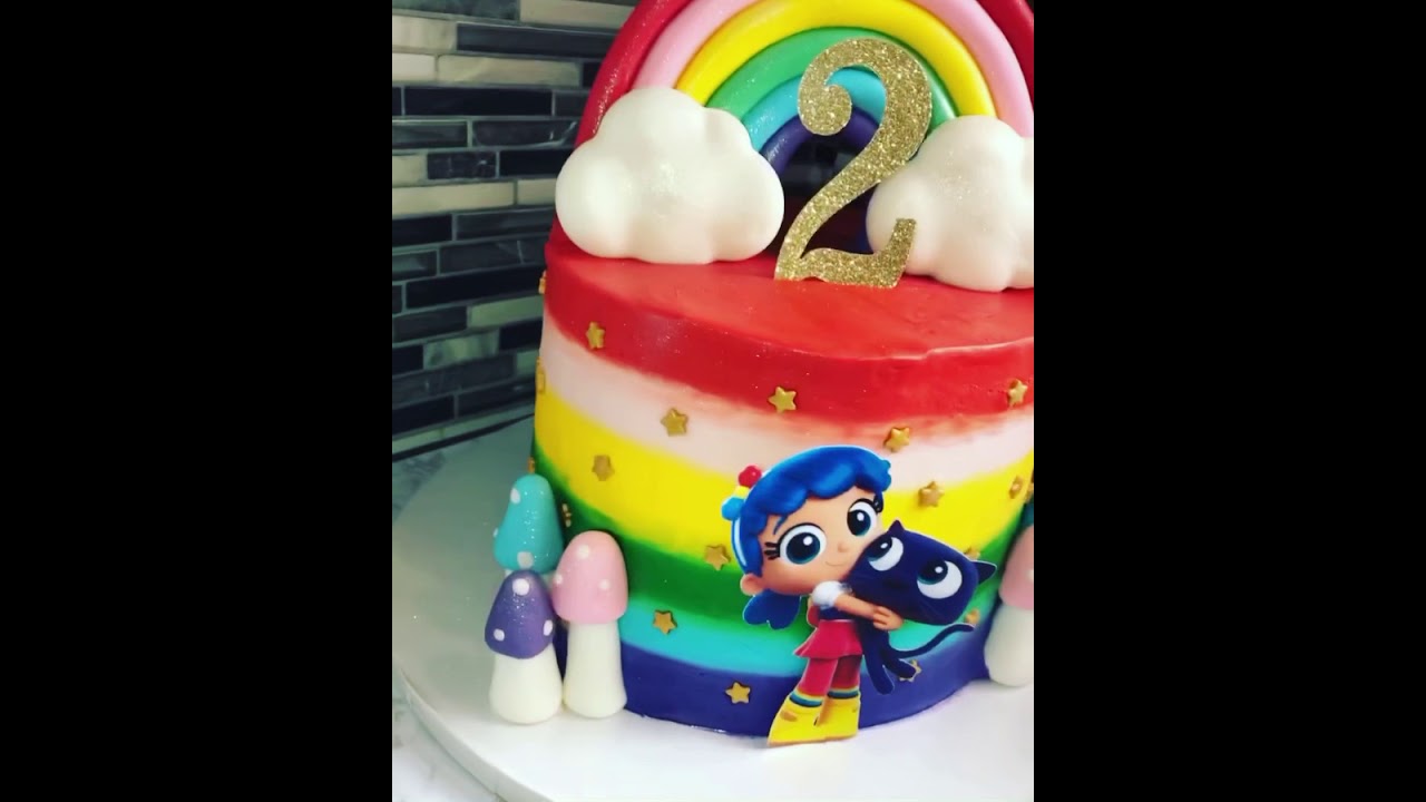 True and the Rainbow Kingdom Cake