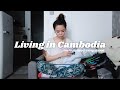 Living in cambodia  unfiltered life abroad fridge clean up grocery run life thoughts 