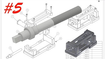 Học inventor cơ bản: Vẽ bộ căng đai bằng inventor - Part 5