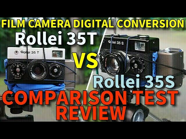 Rollei T vs Rollei S film camera comparing test review by digital back  /What's the difference?