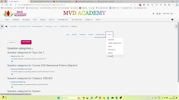 Not able to delete Question category in moodle 4.15