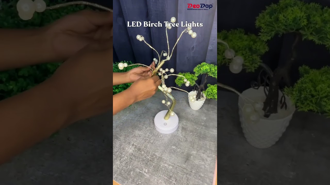 🌟 Brighten up any space with our 108 LED birch tree fairy lights! ✨(SKU -9391)