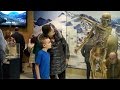 Kids Check Out Replica of Otzi, The 5,300 Year Old Iceman at CSHL DNA Learning Center