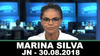 Entrevista Marina Silva - Jornal Nacional (30.08.2018) - Candidatos à Presidência 2018 (HD)