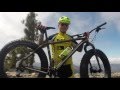 Franz Preihs rides a Cannondale Fat Bike to the highest peak on Gran Canaria