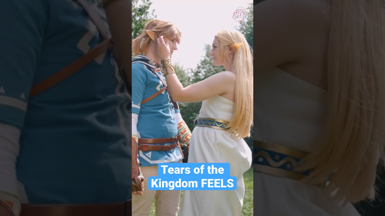 You Won't Believe These Link ❤️ Zelda Cosplay Emotions! ✨ #shorts